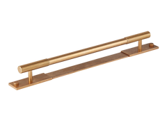 Mix2 Straight Knurled Handle with Back Plate