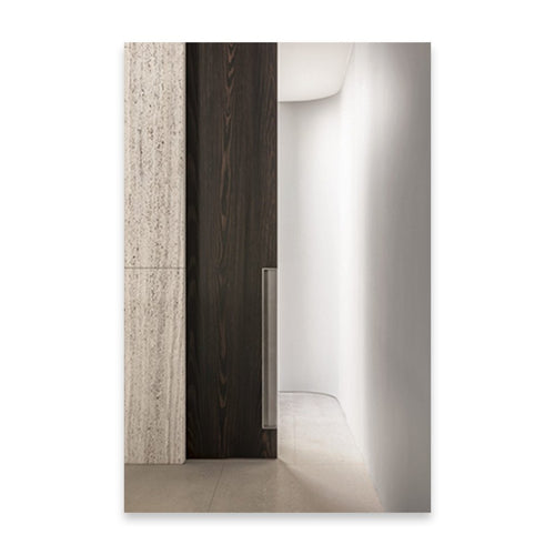 Close Up Sliding Door Pull