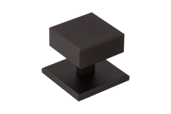 Digbeth Solid Brass Square Cabinet Knob with Plate