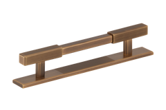 Digbeth Solid Brass Cabinet Handle / Drawer Pull with Plate