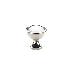 Belgrave Solid Brass Round Cabinet Knob