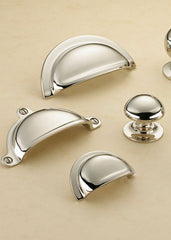 Cotswold Solid Brass Mushroom Cabinet Knob