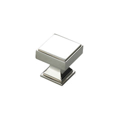 Jefferson Solid Brass Square Cabinet Knob