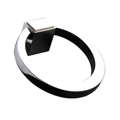 Oblique Solid Brass Ring Cabinet Handle/Drawer Pull