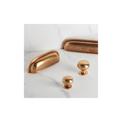 Withenshaw Solid Brass Round Cabinet Knob