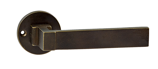 Anvil Solid Brass Door Lever Set