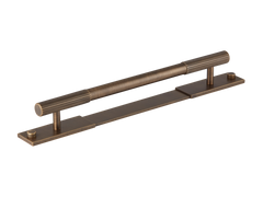 Mix2 Straight Knurled Handle with Back Plate