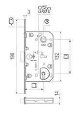 AGB Polaris 2XT Magnetic Euro Lock