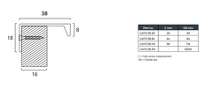 Massa Profile Handle / Edge Pull