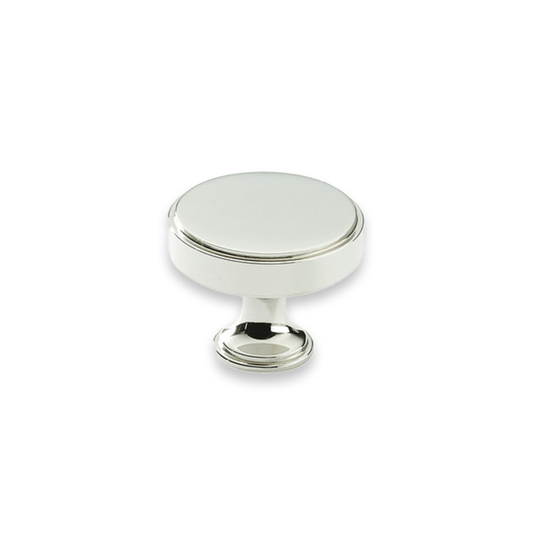 Rotunda Solid Brass Round Cabinet Knob
