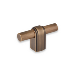 Gaumont Solid Brass T-Bar Cabinet Pull