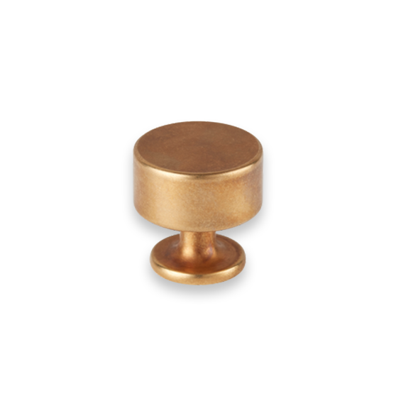 Kingsheath Solid Brass Round Cabinet Knob