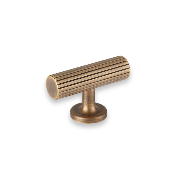 Leebank Solid Brass T-Bar Cabinet Pull