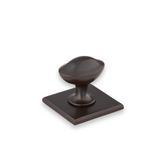 Solid Brass Oval Cabinet Knob 3169