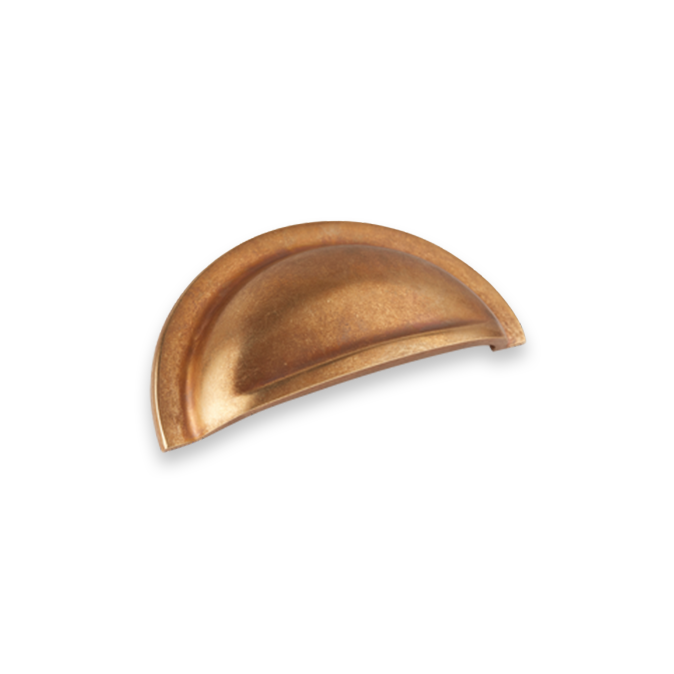 Cotswold Solid Brass Cup Cabinet Handle/Drawer Pull 3090