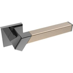 Kawajun - Solid Brass and Weave Etched Door Leverset TBT