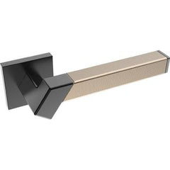Kawajun - Solid Brass and Weave Etched Door Leverset TBT