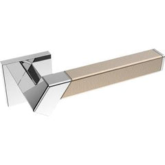 Kawajun - Solid Brass and Weave Etched Door Leverset TBT