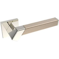 Kawajun - Solid Brass and Weave Etched Door Leverset TBT