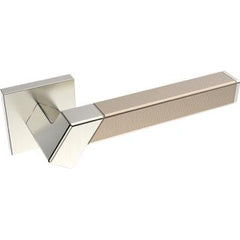 Kawajun - Solid Brass and Weave Etched Door Leverset TBT