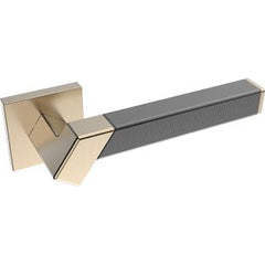 Kawajun - Solid Brass and Weave Etched Door Leverset TBT
