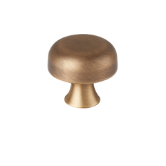 Washwood Solid Brass Round Cabinet Knob