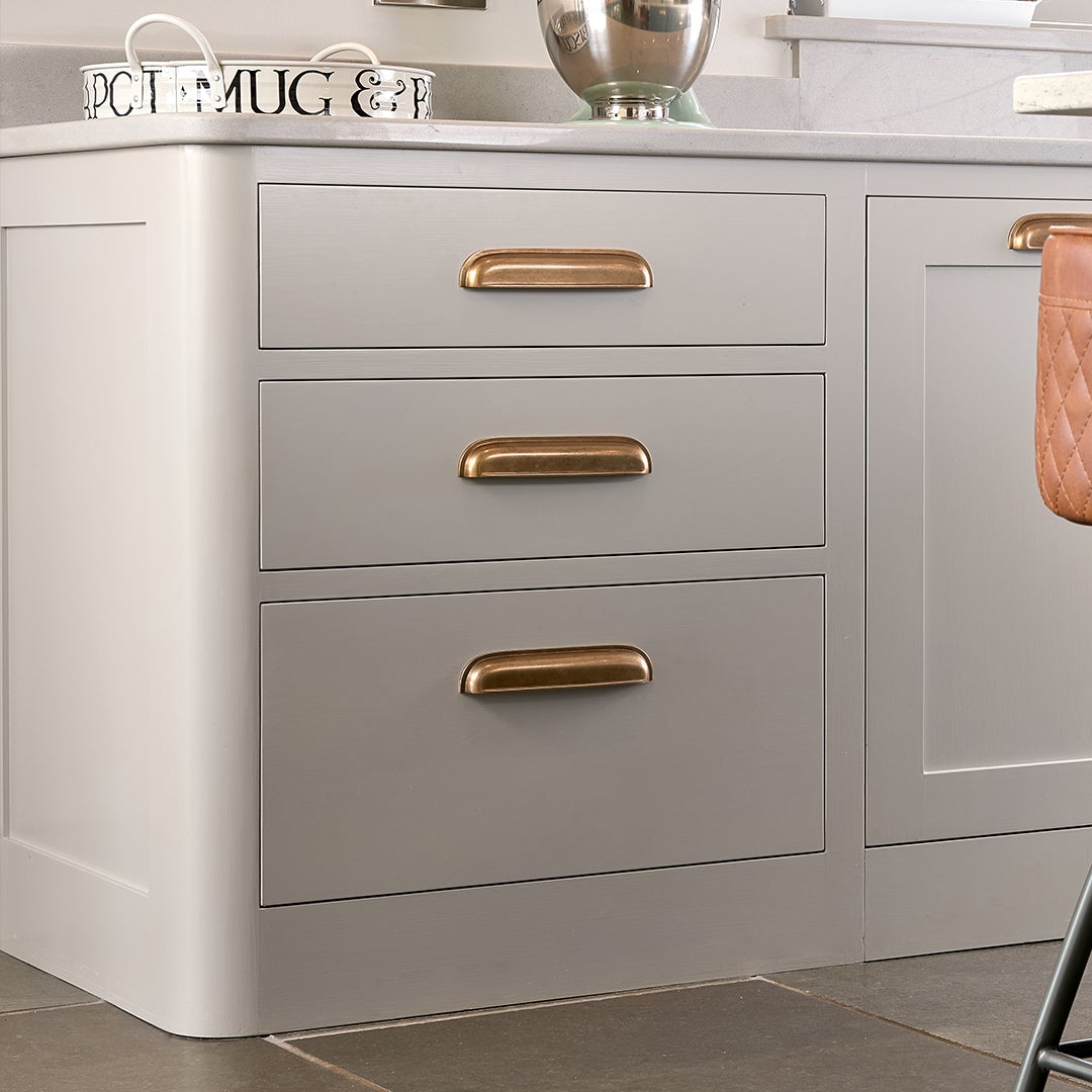 Withenshaw Solid Brass Cabinet Handle / Drawer Pull
