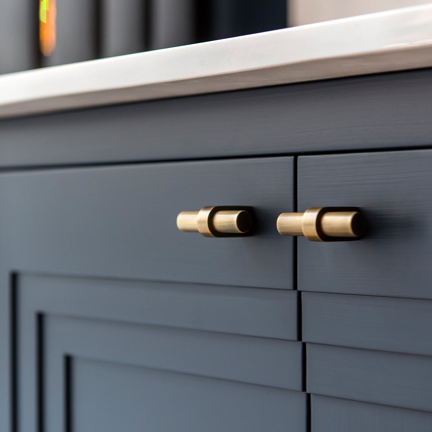 Arbar Solid Brass T-Bar Cabinet Pull