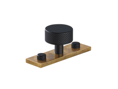 Mix1 Diamond Knurled Knob with Back Plate