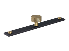 Mix1 Diamond Knurled Knob with Back Plate