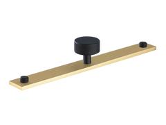 Mix1 Diamond Knurled Knob with Back Plate