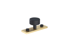 Mix1 Diamond Knurled Knob with Back Plate