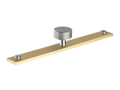 Mix1 Diamond Knurled Knob with Back Plate