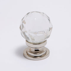 Glass Cabinet Knob - Faceted