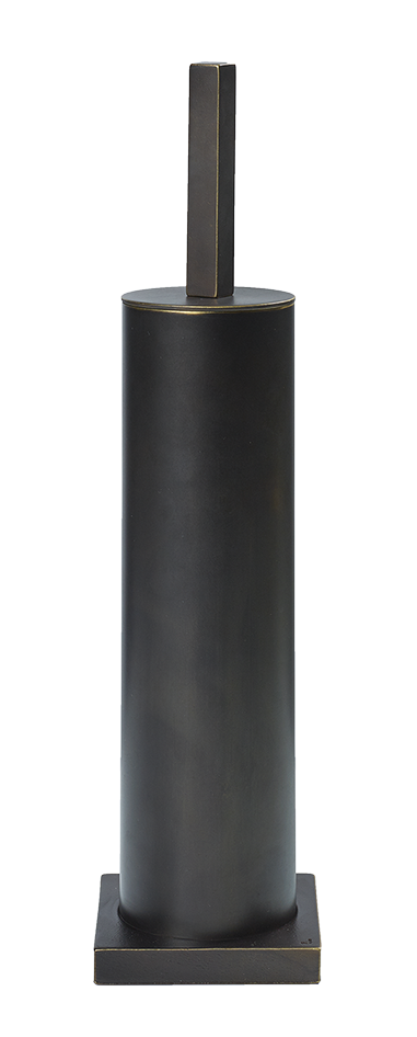 Toilet Brush Holder in Solid Brass