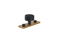 Mix1 Diamond Knurled Knob with Back Plate