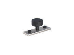 Mix1 Diamond Knurled Knob with Back Plate