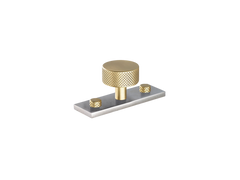 Mix1 Diamond Knurled Knob with Back Plate