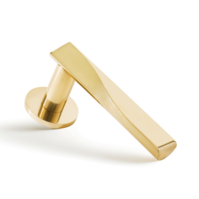 Ballet - Lever Handle Light on Rose