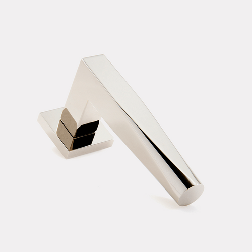 Euclide Door Lever Handle on Rose