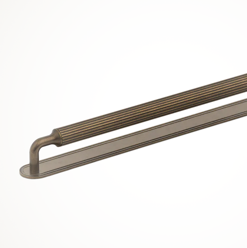 Barwick-Slim | Ridged Appliance Pull with Backplate