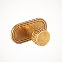 Barwick | Ridged Robe Hook with Backplate