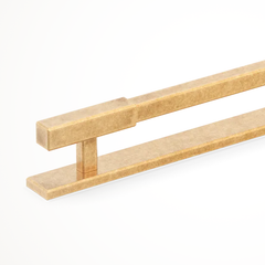 Digbeth | Plain Cabinet Handle with Backplate