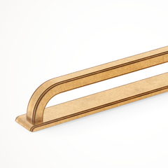 Dougan | Cabinet Handle with Backplate
