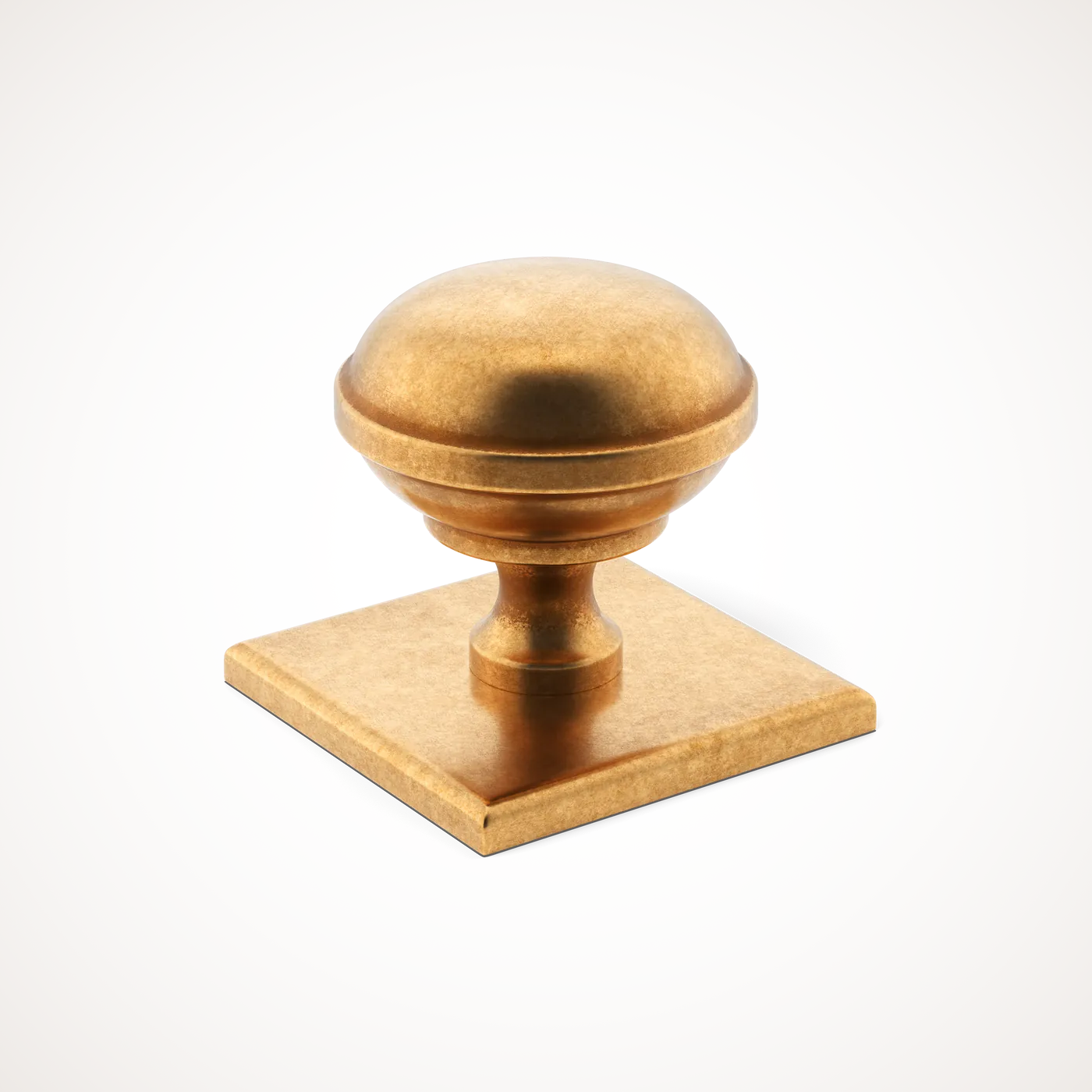 Queslett | Cabinet Knob with Square Backplate