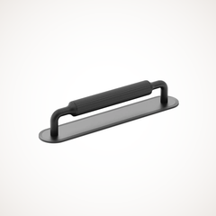 Barwick | Ridged Cabinet Handle with Backplate