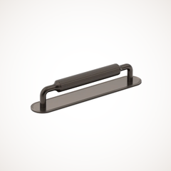 Barwick | Ridged Cabinet Handle with Backplate