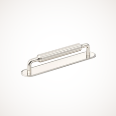 Barwick | Ridged Cabinet Handle with Backplate
