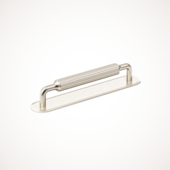 Barwick | Ridged Cabinet Handle with Backplate