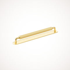 Barwick | Ridged Appliance Pull with Backplate
